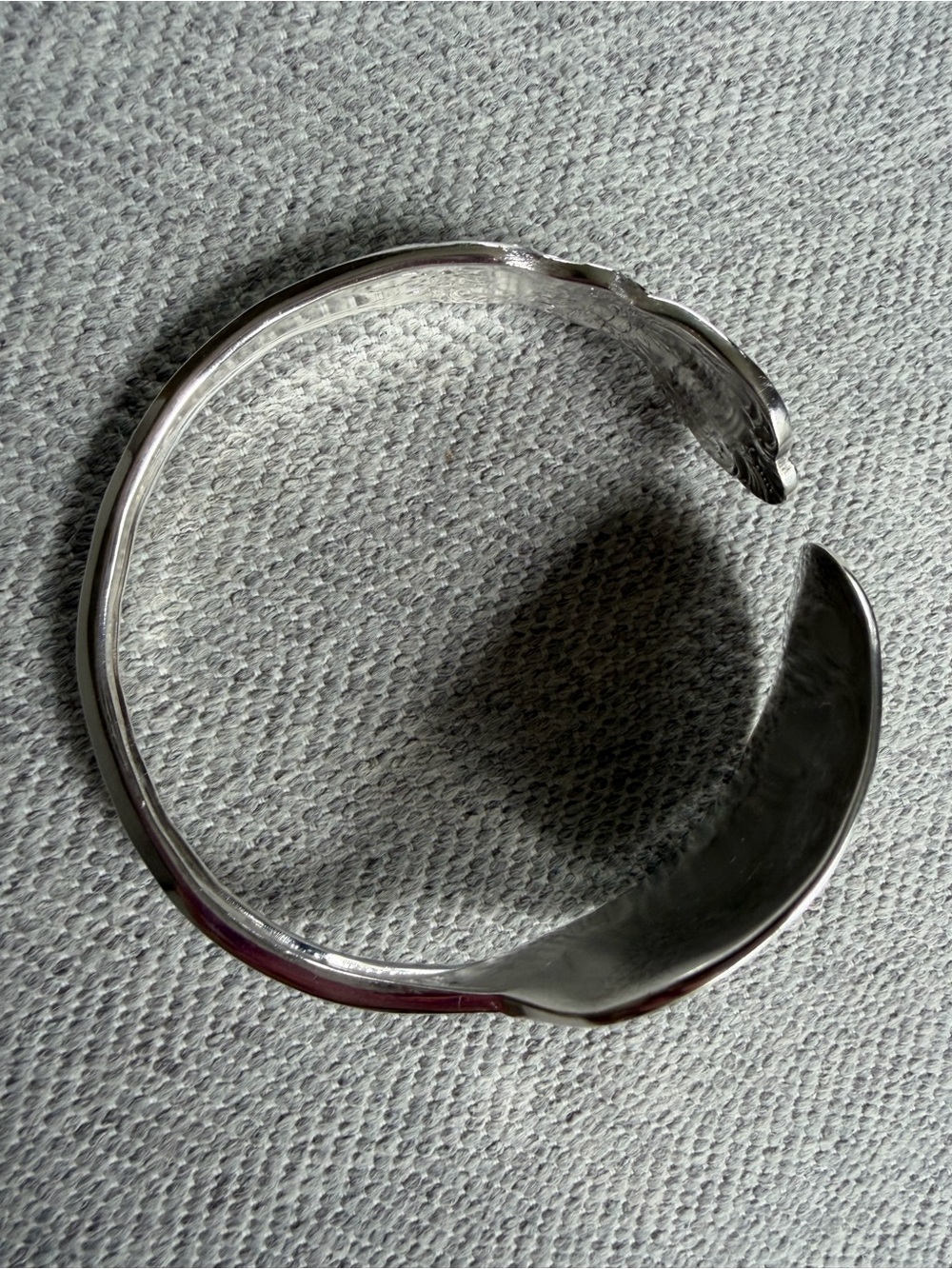 Silverware Bangle Bracelet - Picture 2 of 9